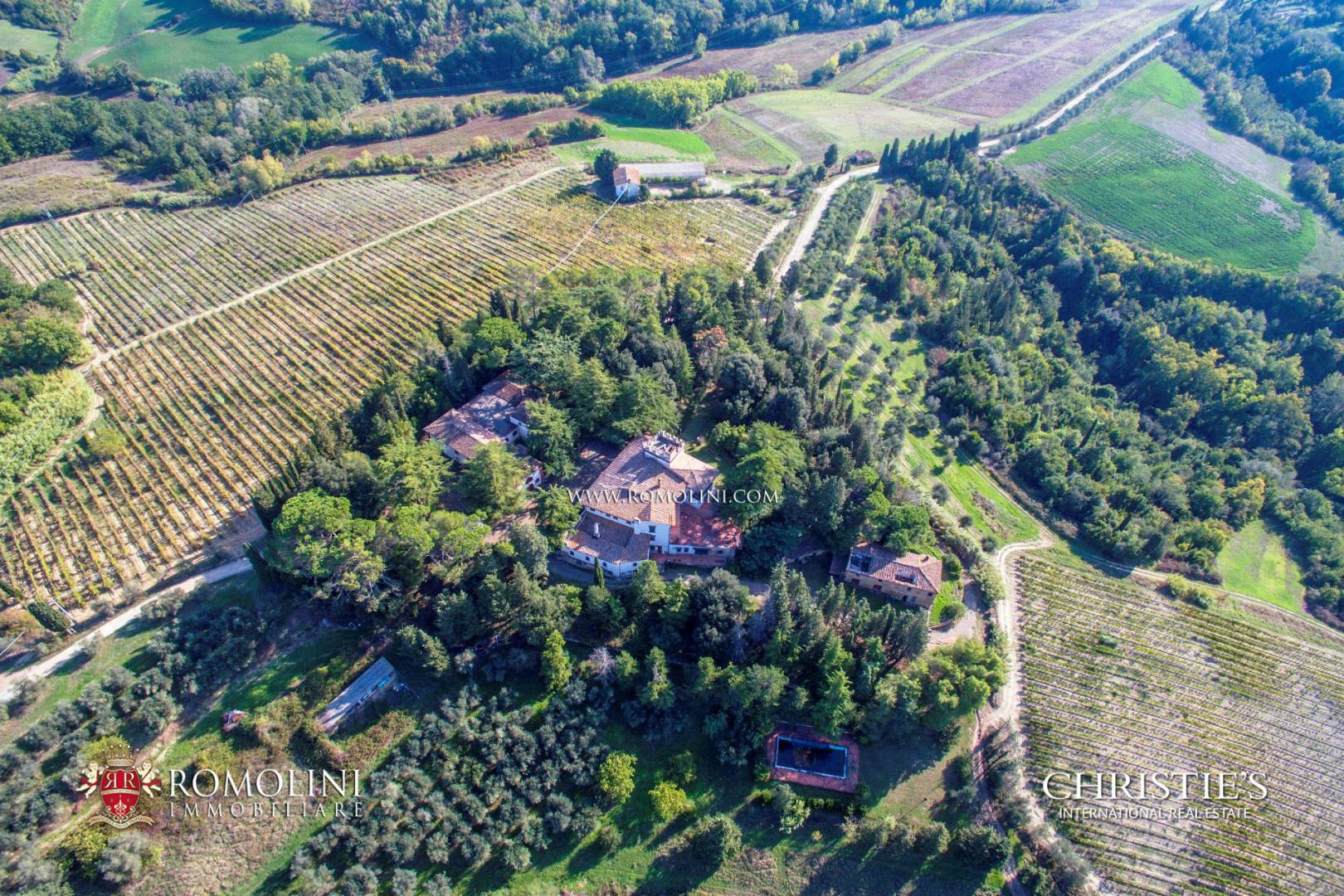 FLORENTINE HILLS - WEINBERGE & WEINKELLEREIEN UND LUXUSIMMOBILIEN ZUM VERKAUF IN FLORENZ, TOSKANA