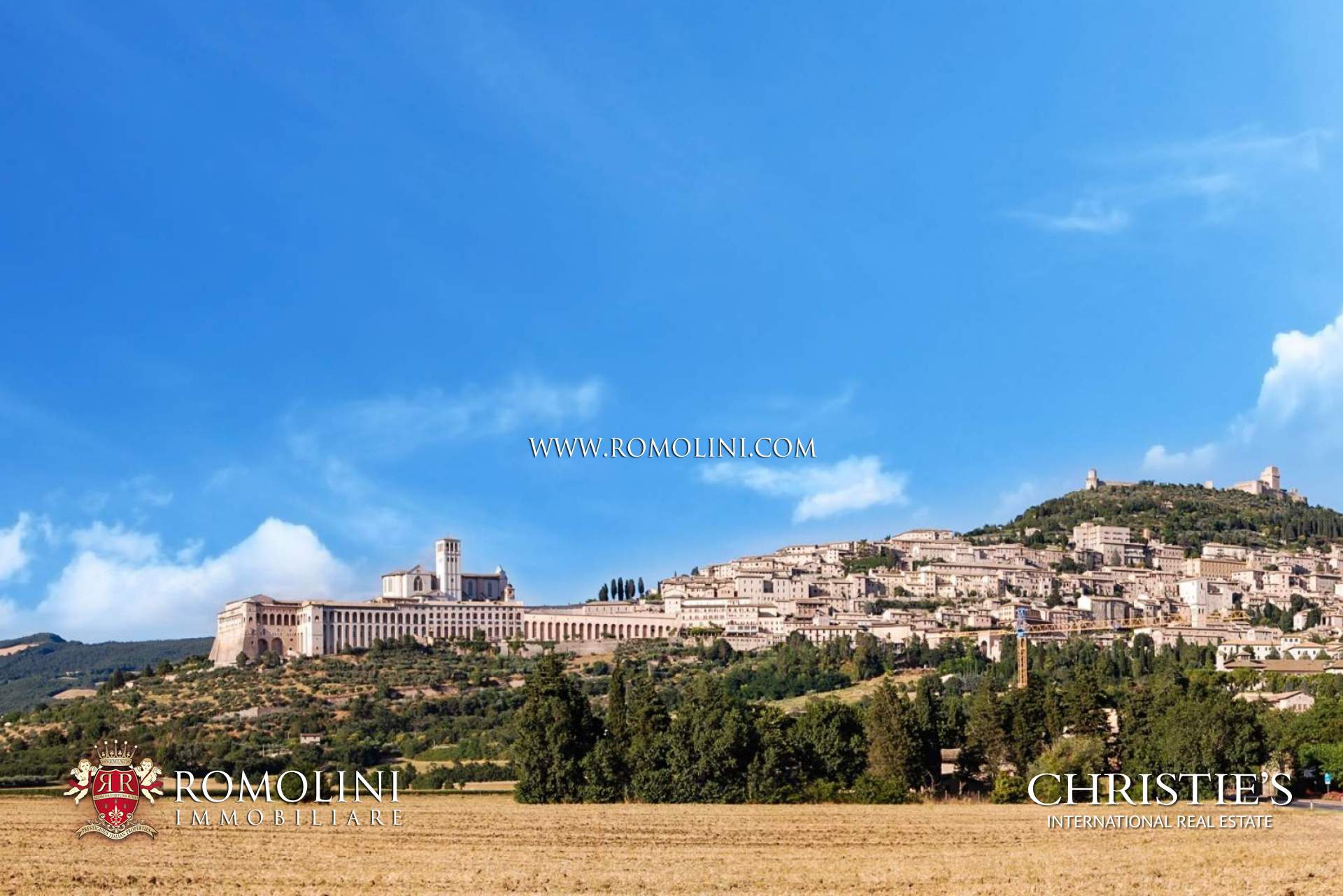 ASSISI, UMBRIEN - LANDHÄUSER UND VILLEN ZUM VERKAUF IN ASSISI, MITTELALTERLICHE BURGEN UND TÜRME KAUFEN IN UMBRIEN
