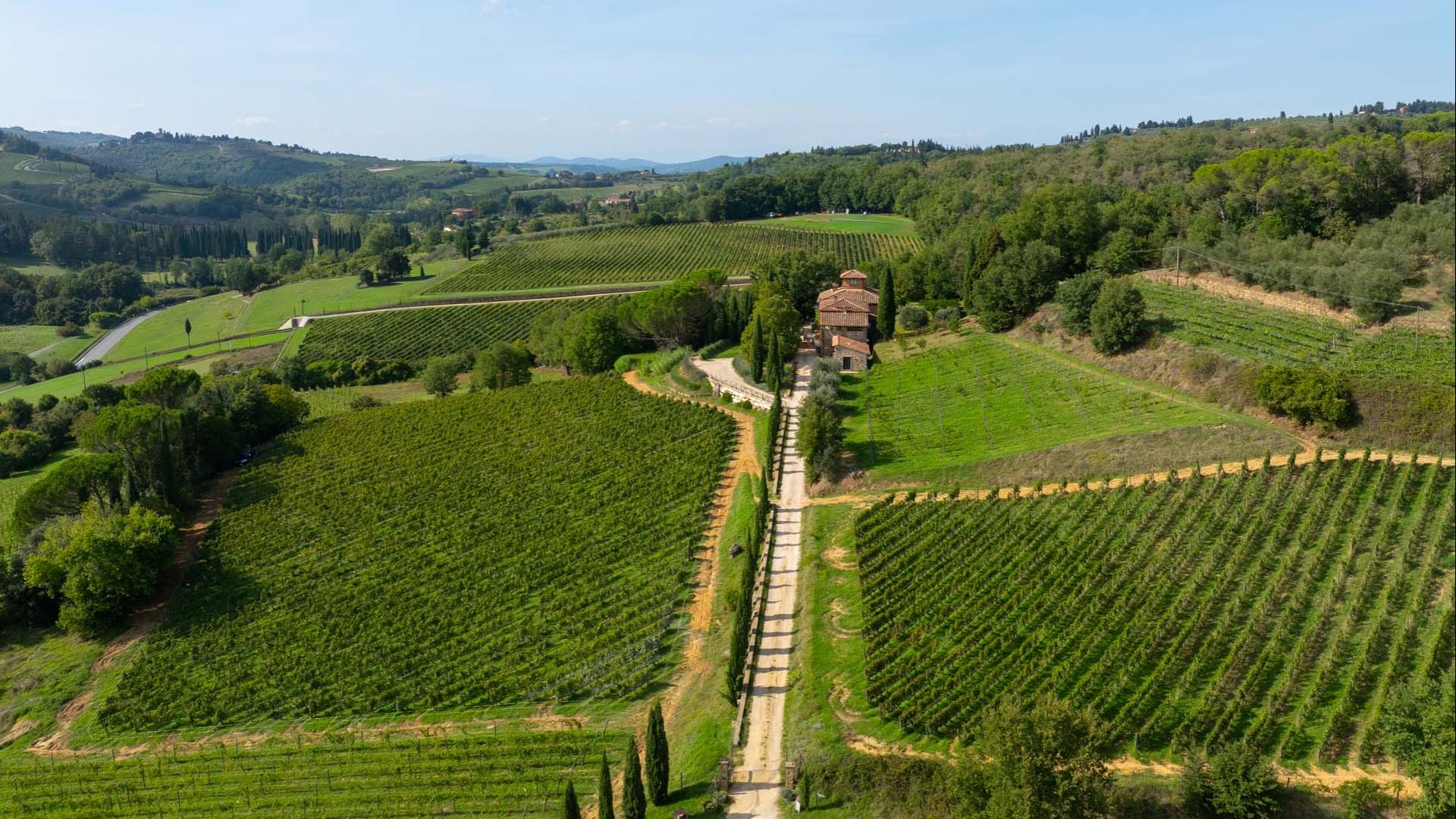 FARMHOUSES AND VILLAS FOR SALE IN CHIANTI CLASSICO, VINEYARDS AND WINERIES FOR SALE CHIANTI CLASSICO TUSCANY