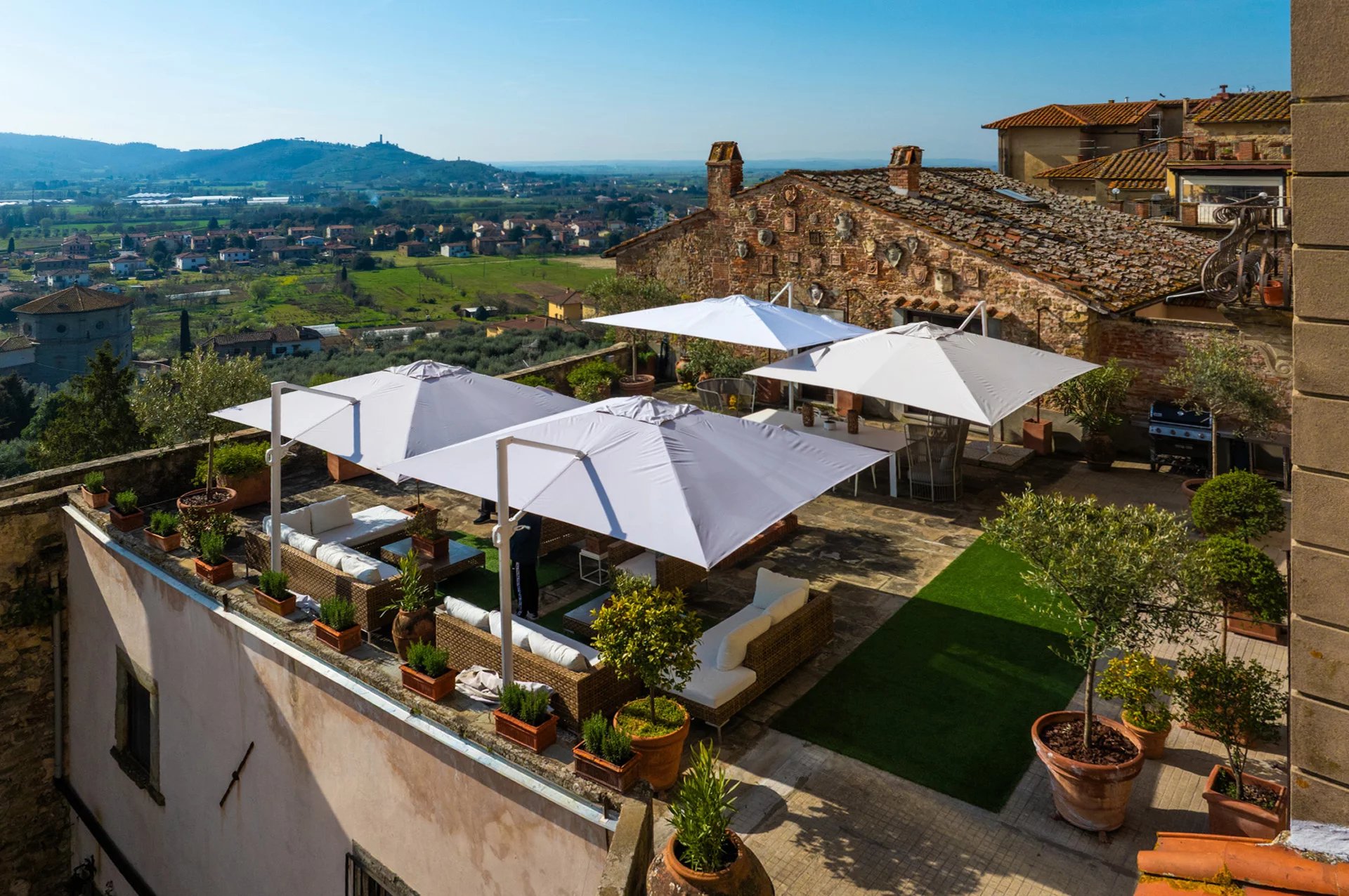 Terraces, terraces, and outdoor spaces