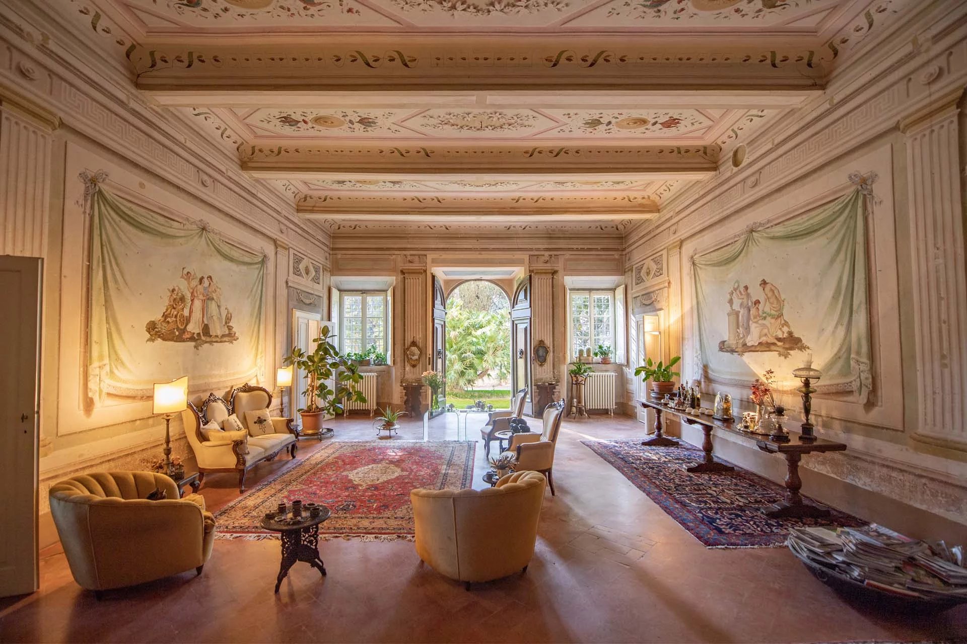 Contemporary comfort and historic art