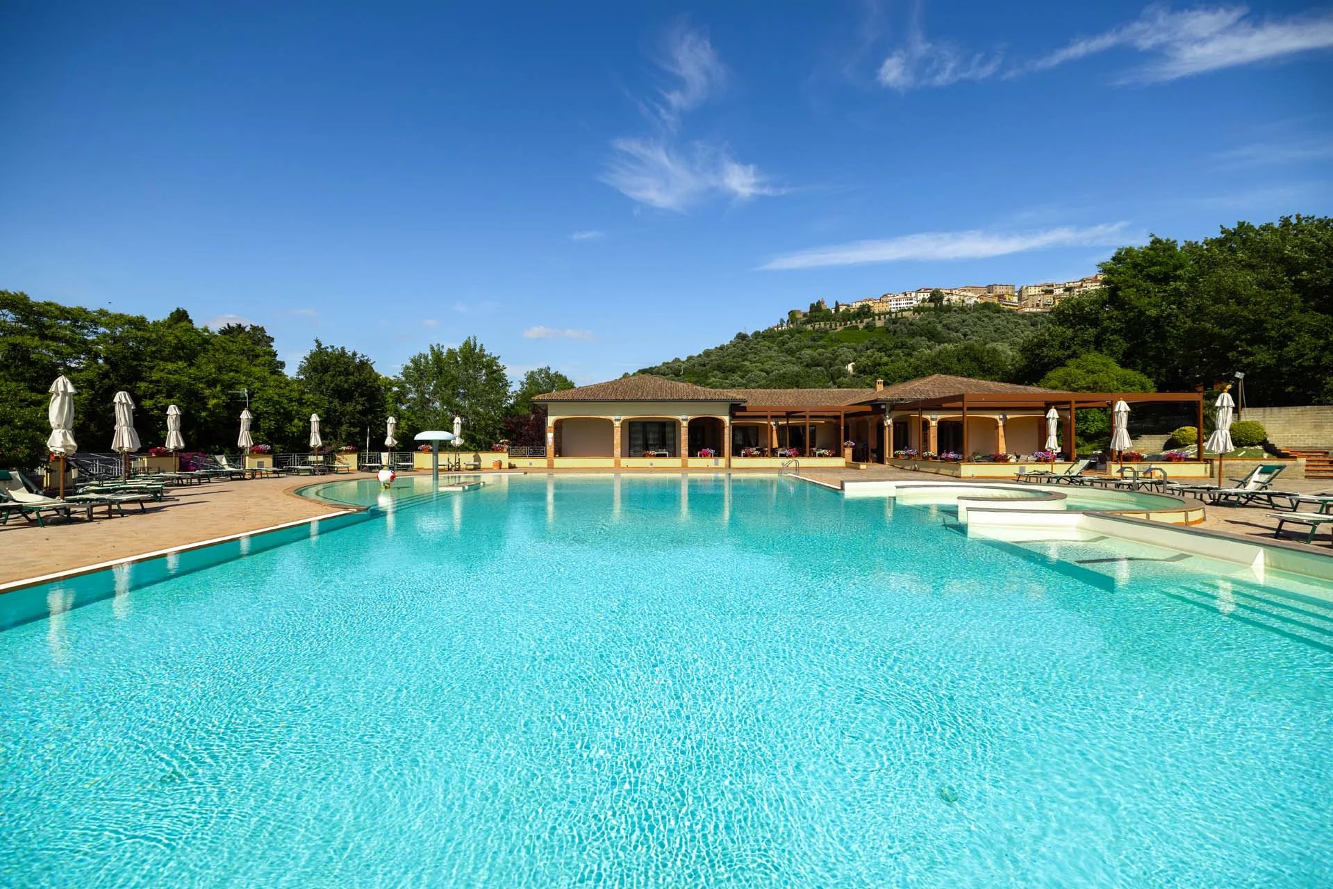 Panoramic Pool, Tennis, and Leisure Areas