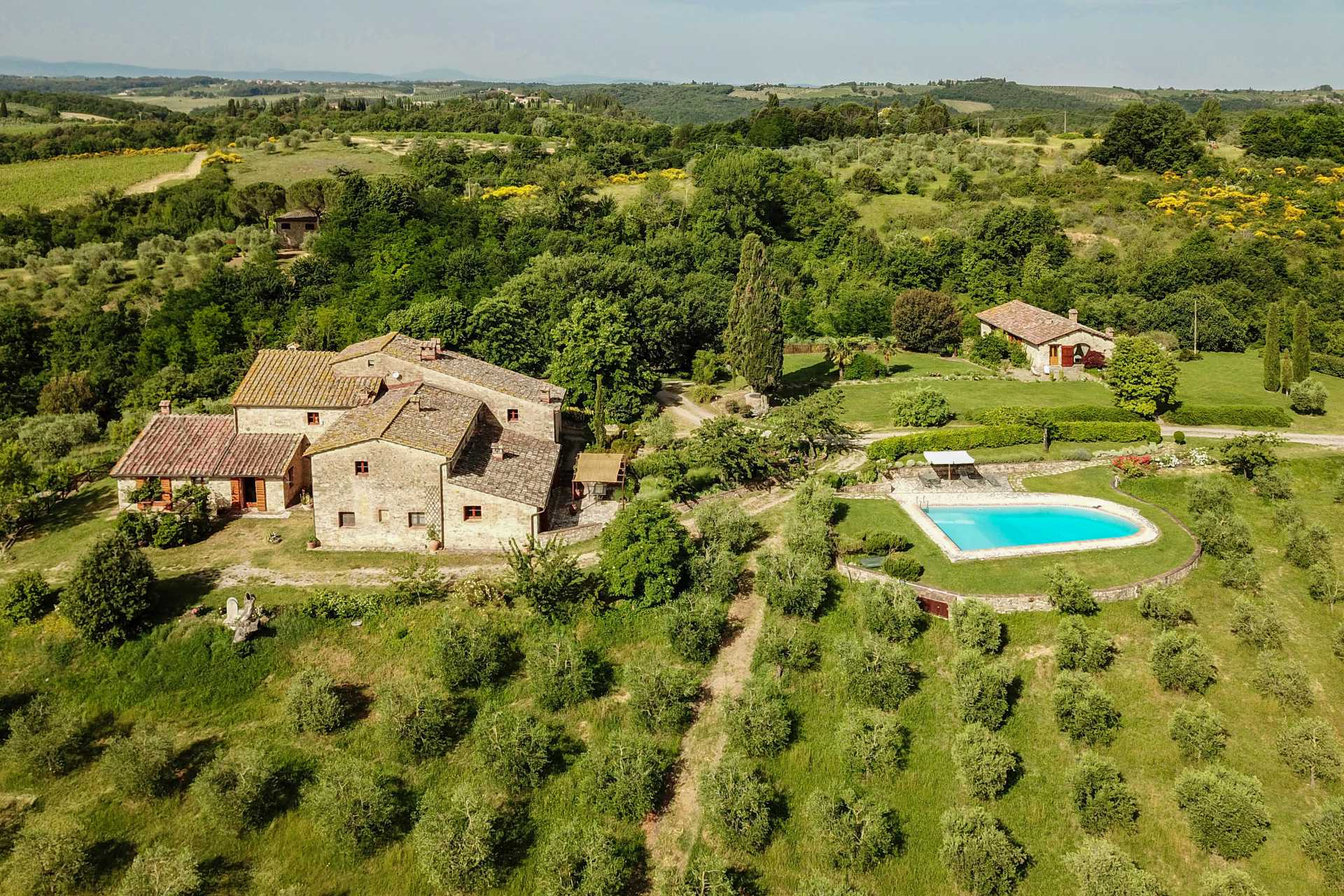 VILLE E CASALI IN VENDITA NEL CHIANTI CLASSICO, AZIENDE AGRICOLE VITIVINICOLE IN VENDITA TOSCANA