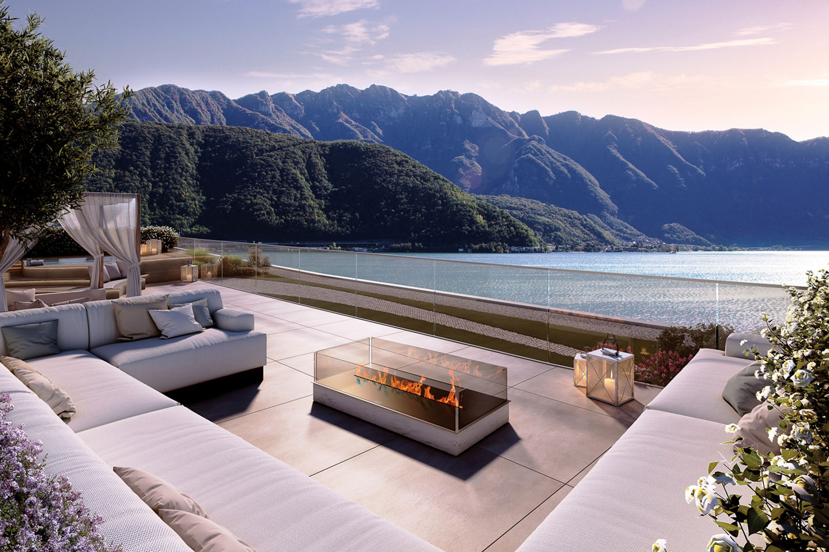 VILLE E ATTICI VISTA LAGO IN VENDITA IN SVIZZERA - TICINO, LUGANO